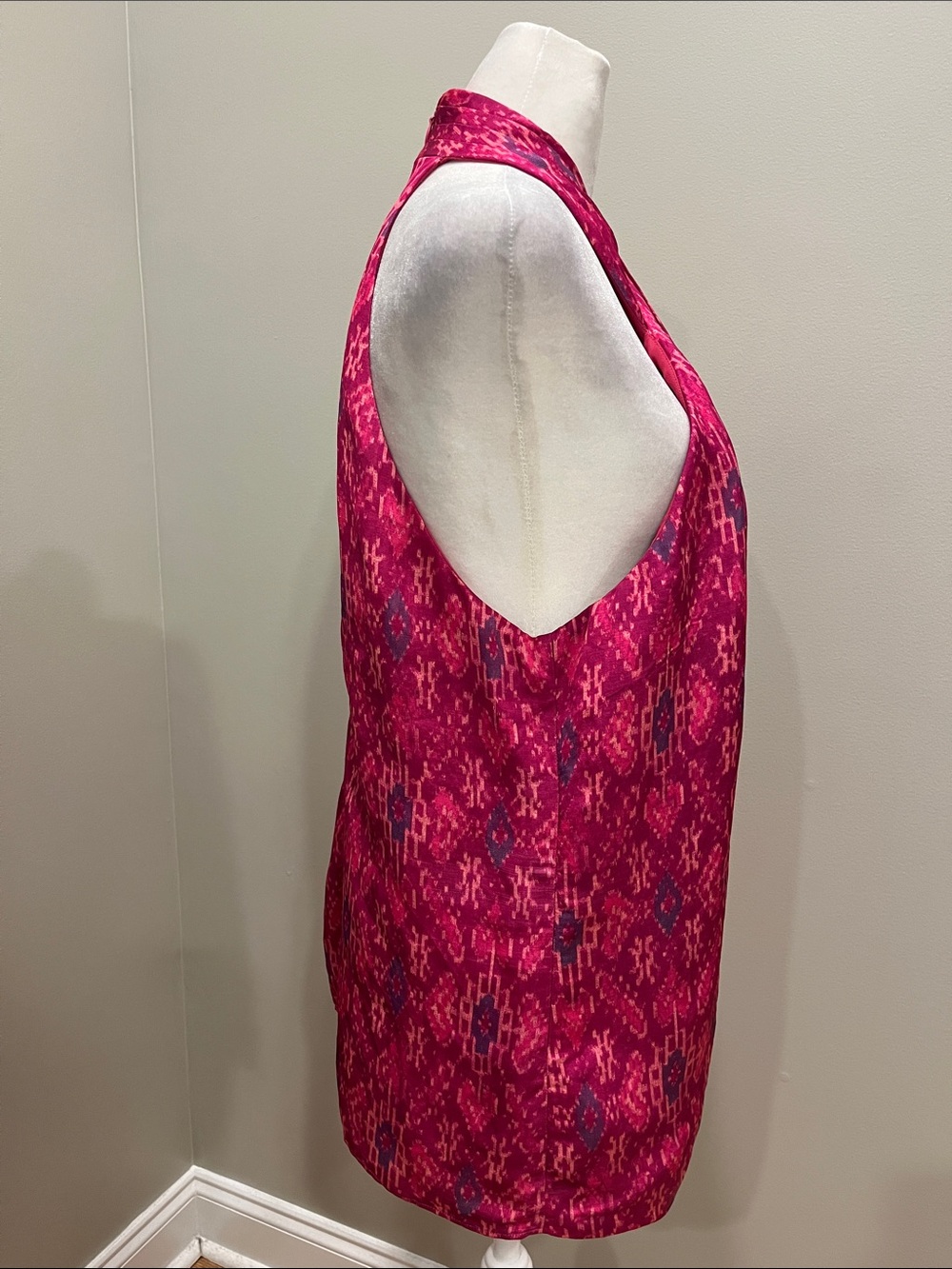 Lauren Ralph Lauren Shantung Halter Blouse - Picture 7 of 11